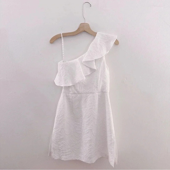 Lilly Pulitzer Kipton Romper Resort White Pineapple Pucker Jacquard Mini Dress - Picture 6 of 9
